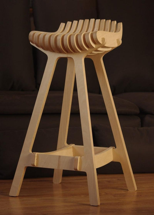 Bar stools, design chair parametric design - Wood Home Art