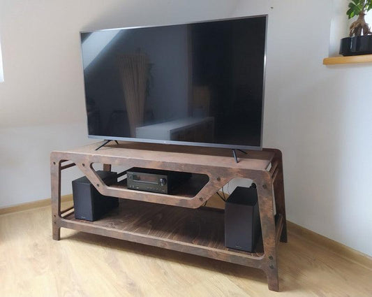 Mid Century TV Cabinet - Wood Home Art