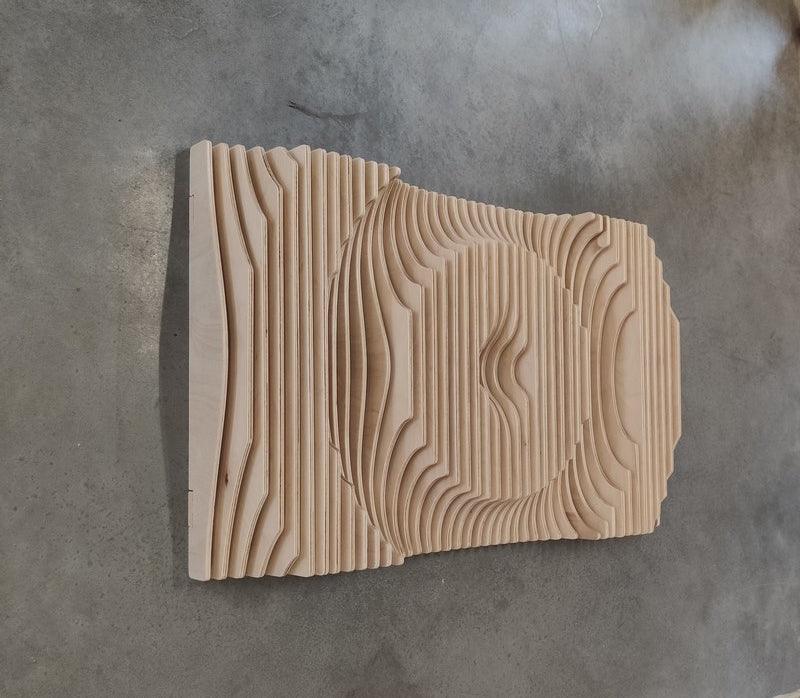 Parametric Wood Wall Art - Wood Home Art