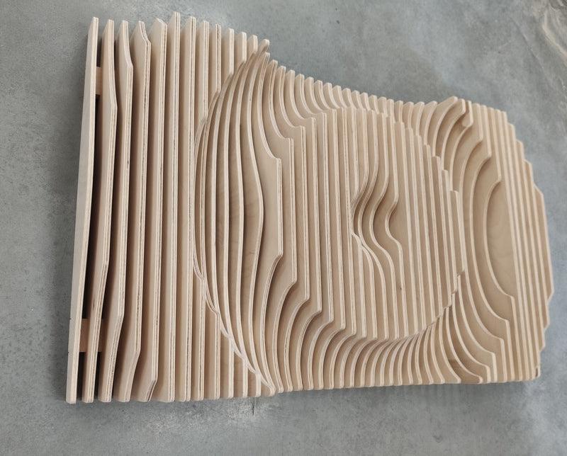 Parametric Wood Wall Art - Wood Home Art